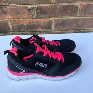 FILA Black Memory Windstar Running Shoes Size 6.5